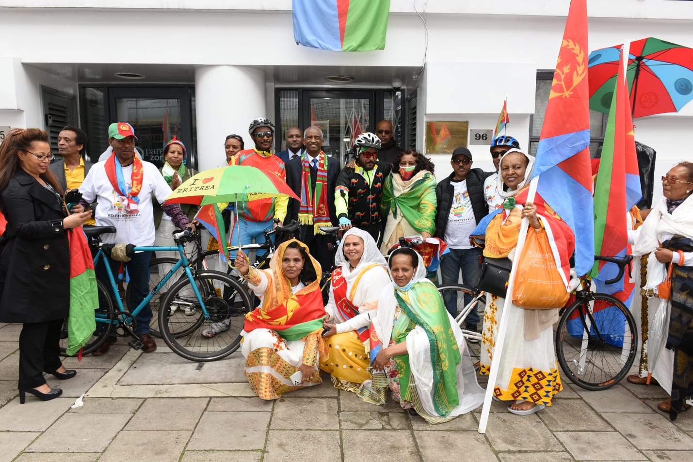 Eritrean Independence Day Car Parade Filled London with Bright Colours